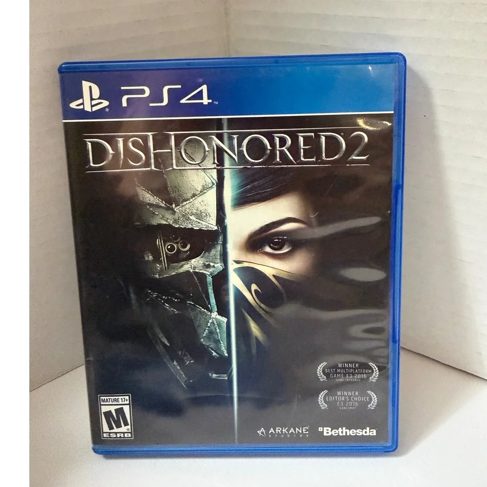 Dishonored 2 Sony PlayStation 4 PS4 Bethesda Arkane Studios with Controller Skin